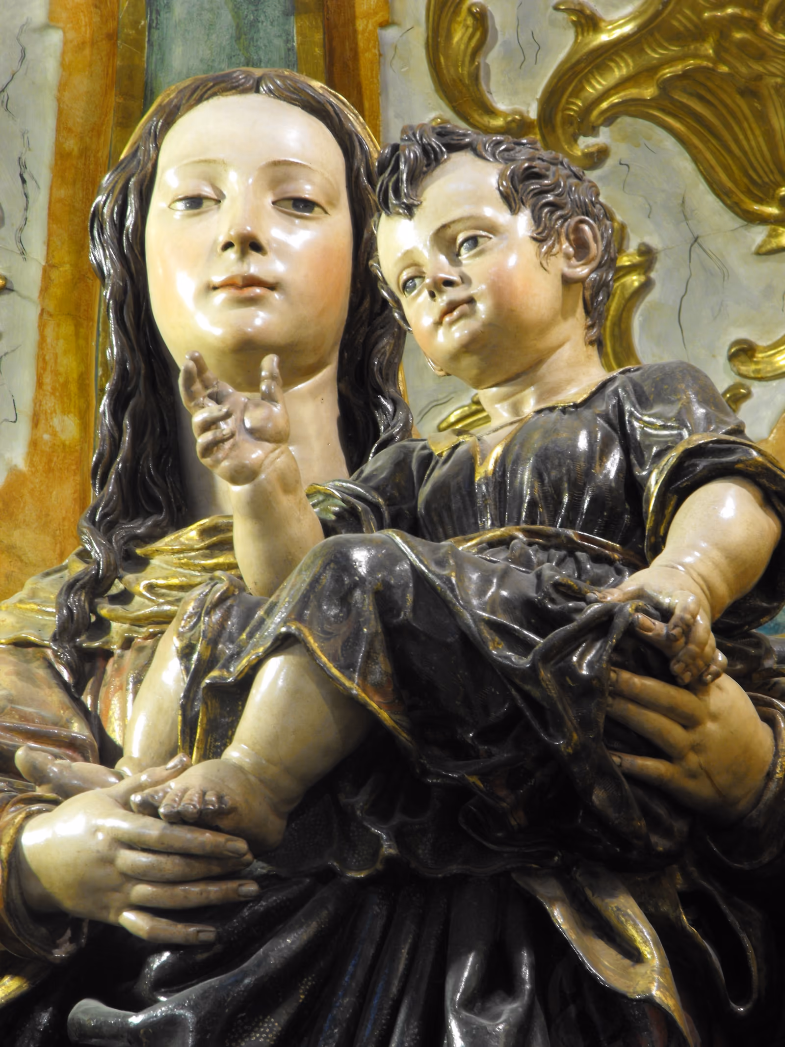 Virgen con el Niño de Juan Martínez Montañés, en la catedral de Huelva
